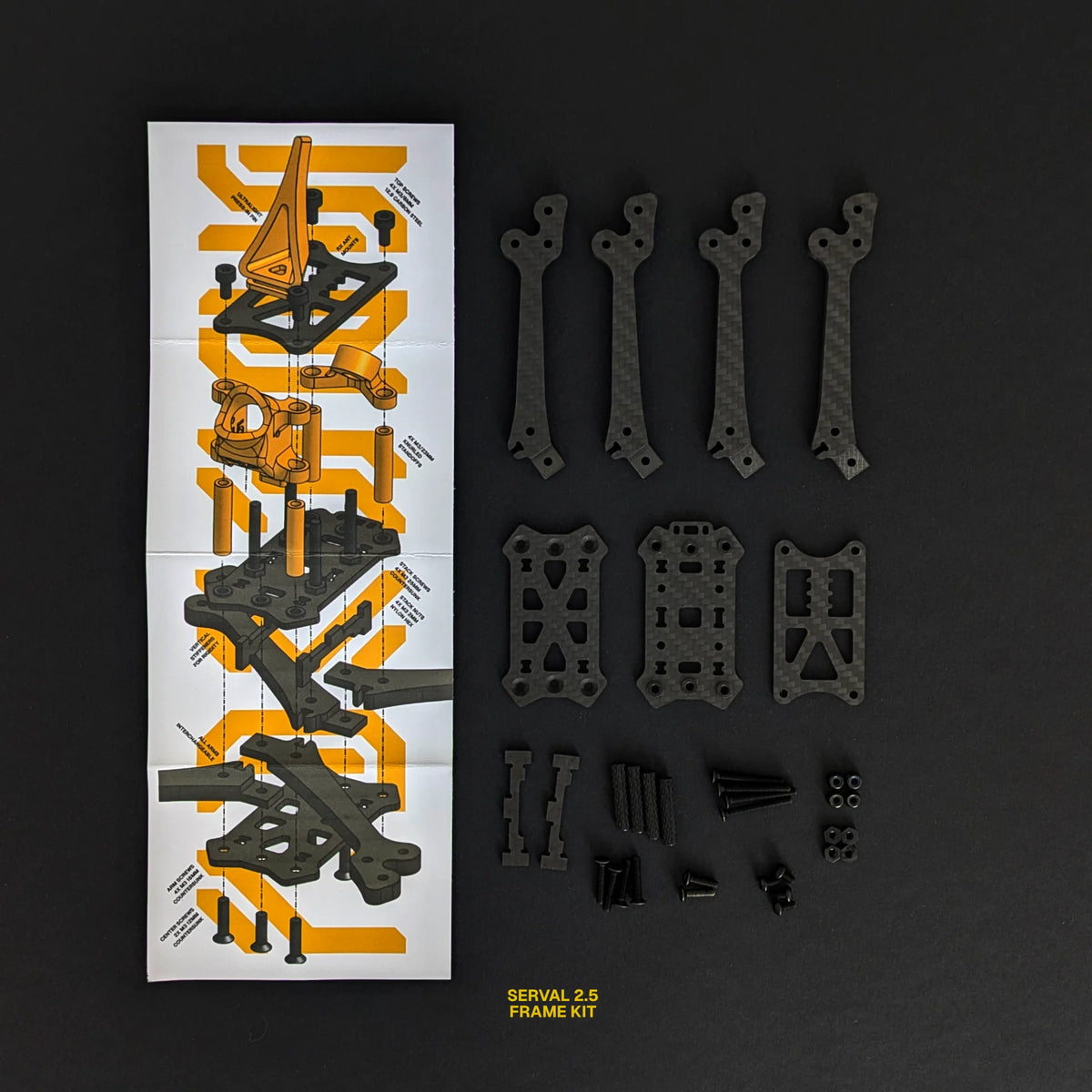 SERVAL 5-inch racing frame
